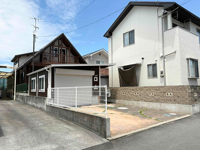 水泥ログハウス借家